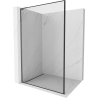 Mexen Kioto L dušisein Walk-in 100 x 200 cm, must raam, gun metal - 800-100-103-95-70