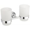 Mexen Tiber double toothbrush holder, chrome - 7050552-00