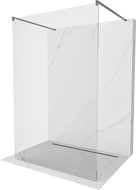 Mexen Kioto vrijstaande douchewand 105 x 200 cm, transparant 8 mm, antraciet metaal - 800-105-002-95-00