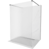 Mexen Kioto paroi de douche libre debout 120 x 200 cm, verre de 8 mm, gris canon brossé - 800-120-002-66-09