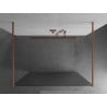 Mexen Kioto ścianka prysznicowa wolnostojąca 100 x 200 cm, prążki 8 mm, miedź szczotkowana - 800-100-002-65-09