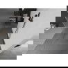 Mexen Kioto vrijstaande douchewand 110 x 200 cm, matglas 8 mm, gun metal - 800-110-002-95-30