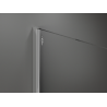 Mexen Kioto Walk-in Shower Wall 90 x 200 cm, Stripes 8 mm, Chrome - 800-090-101-01-09