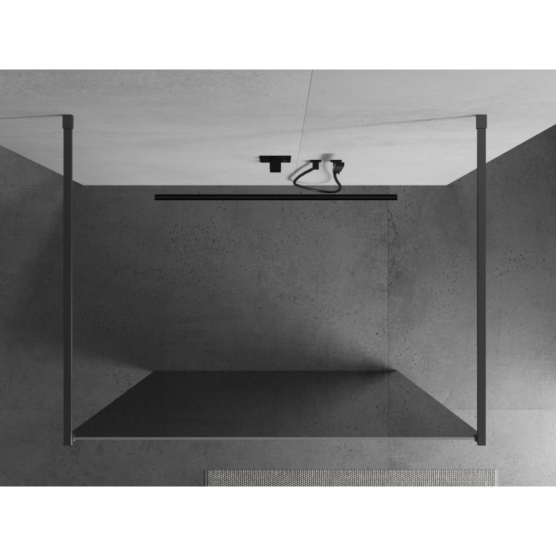 Mexen Kioto eraldiseisev dušisein 100 x 200 cm, peegel 8 mm, gun metal - 800-100-002-95-50