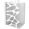Mexen Kioto L dušisein Walk-in 100 x 200 cm, valge laine, gun metal - 800-100-103-95-97