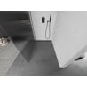Mexen Kioto Duschwand Walk-in 110 x 200 cm, transparent 8 mm, gun metal - 800-110-101-95-09