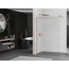 Mexen Kioto dušisein Walk-in 70 x 200 cm, triibuline 8 mm, harjatud vask - 800-070-101-65-09