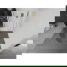 Mexen Kioto-R abgerundete Duschwand Walk-in 110 x 200 cm, transparent 8 mm, gebürstetes Gold - 800-110-101-55-06
