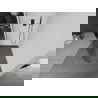 Mexen Kioto-R abgerundete Duschwand Walk-in 160 x 200 cm, transparent 8 mm, gebürstet waffengrau - 800-160-101-66-06