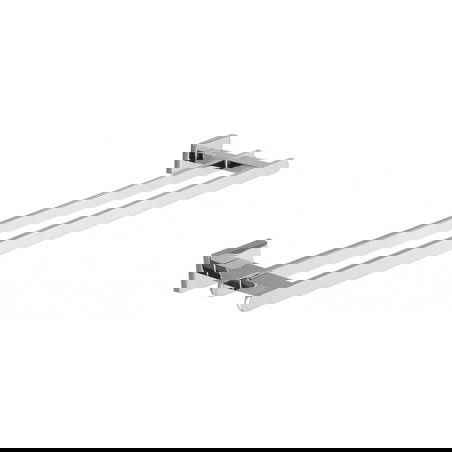 Mexen Arno cabide duplo para toalhas, cromado - 7020725-00