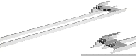 Mexen Arno dubbel handdukshängare, krom - 7020725-00