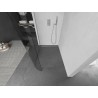 Mexen Kioto-R kaarjas dušisein Walk-in 140 x 200 cm, läbipaistev 8 mm, harjatud nikkel - 800-140-101-97-06