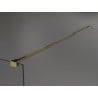 Mexen Kioto Walk-in Shower Wall 50 x 200 cm, Transparent 8 mm, Gold - 800-050-101-50-00