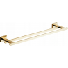 Mexen Arno double porte-serviettes, doré - 7020725-50