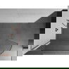 Mexen Kioto-R L abgerundete Duschwand Walk-in 80 x 200 cm, transparent, gebürstetes Kupfer - 800-080-103-65-06