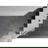 Mexen Kioto-R L abgerundete Walk-in-Duschwand 120 x 200 cm, transparent, gebürstetes Gold - 800-120-103-55-06