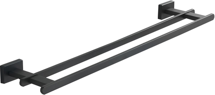 Mexen Arno dubultais dvieļu turētājs, melns - 7020725-70