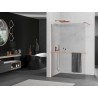 Mexen Kioto+ dušisein riiuliga Walk-in 135 x 200 cm, läbipaistev, harjatud vask - 800-135-121-65-00