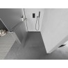 Mexen Kioto+ dušisein riiuliga Walk-in 130 x 200 cm, härmatis, harjatud püsshall - 800-130-121-66-30