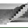 Mexen Kioto+ Duschewand mit Walk-in-Regal 70 x 200 cm, frosted, gebürsteter Nickel - 800-070-121-97-30