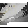 Mexen Kioto+ douchewand met plank Walk-in 100 x 200 cm, zwart frame, geborsteld goud - 800-100-121-55-70