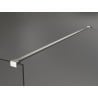 Mexen Kioto+ paroi de douche avec étagère Walk-in 120 x 200 cm, motif noir, nickel brossé - 800-120-121-97-78
