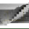 Mexen Kioto+ douchewand met plank Walk-in 140 x 200 cm, zwart patroon, goud geborsteld - 800-140-121-55-78