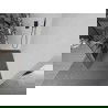 Mexen Kioto+ Duschwand mit Walk-in Regale 100 x 200 cm, weißes Muster, gun gray gebürstet - 800-100-121-66-85