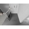 Mexen Kioto+ dušisein riiuliga Walk-in 90 x 200 cm, läbipaistev/matt, harjatud nikkel - 800-090-121-97-35