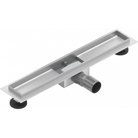 Mexen Flat housing for linear drain 60 cm, inox - 1015060