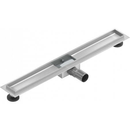 Mexen Flat Joontrapääsukorpusega korpus 80 cm, inox - 1015080