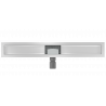 Mexen Flat Joontrapääsukorpusega korpus 80 cm, inox - 1015080
