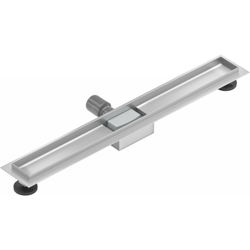 Mexen Flat korpus za linearni odtok 80 cm, inox - 1015080