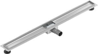 Mexen Flat linear drain body 90 cm, inox - 1015090