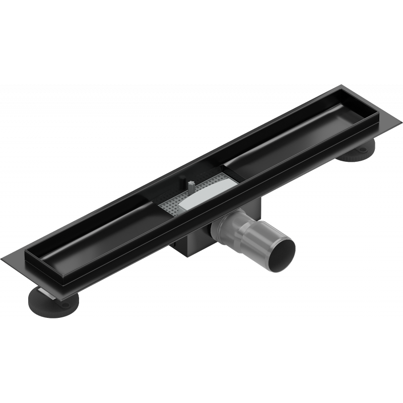 Mexen Flat cuerpo para desagüe lineal 50 cm, negro - 1715050