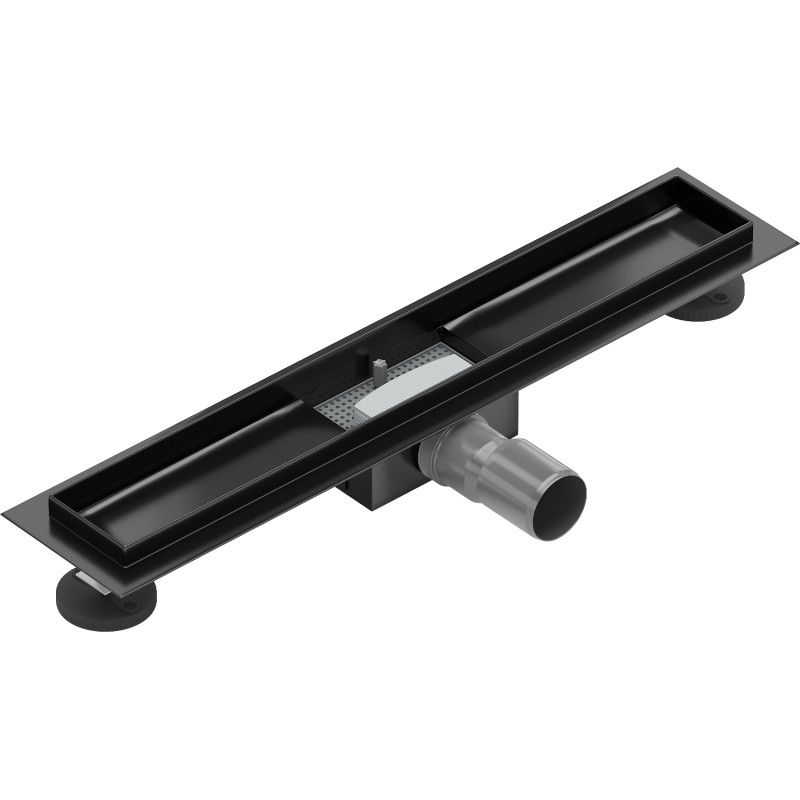 Mexen Flat kućište za linijski odvod 50 cm, crno - 1715050