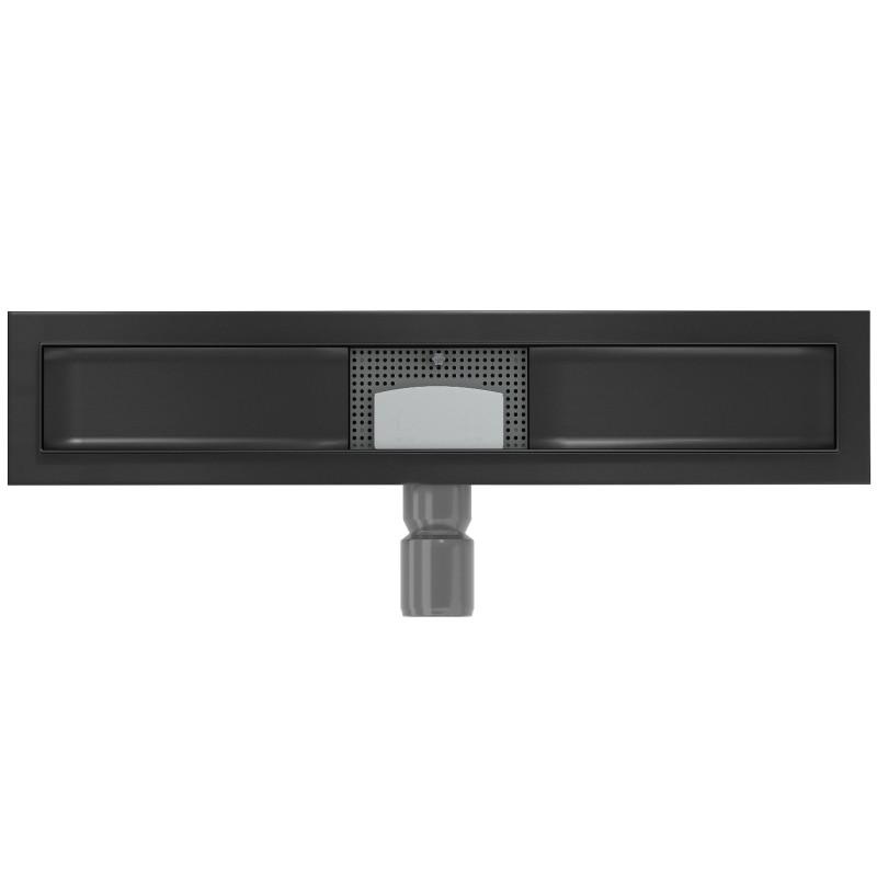Mexen Flat kućište za linijski odvod 50 cm, crno - 1715050