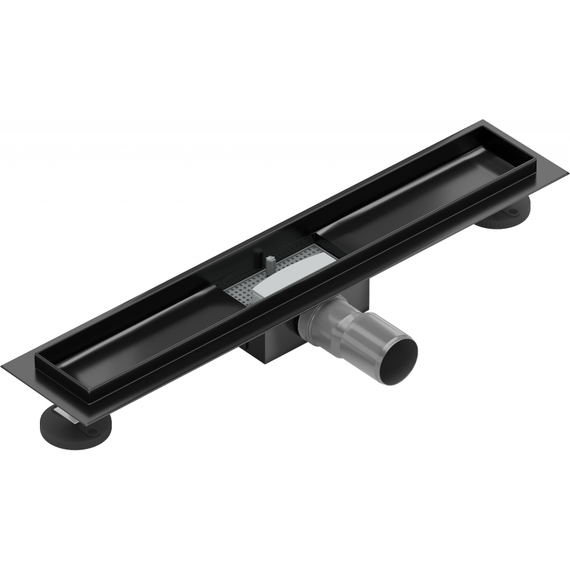 Mexen Flat cuerpo para desagüe lineal de 60 cm, negro - 1715060