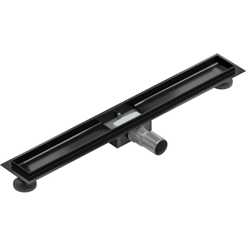 Mexen Flat korpuss lineāram notekas garumam 70 cm, melns - 1715070