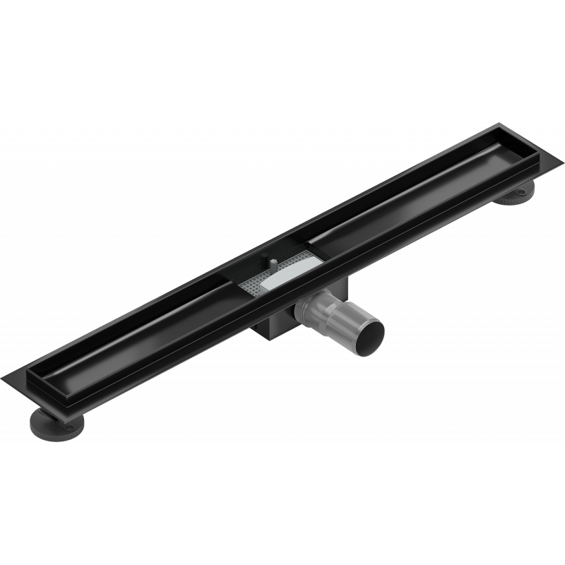 Mexen Flat σώμα για γραμμική αποχετευτική σχάρα 70 cm, μαύρο - 1715070