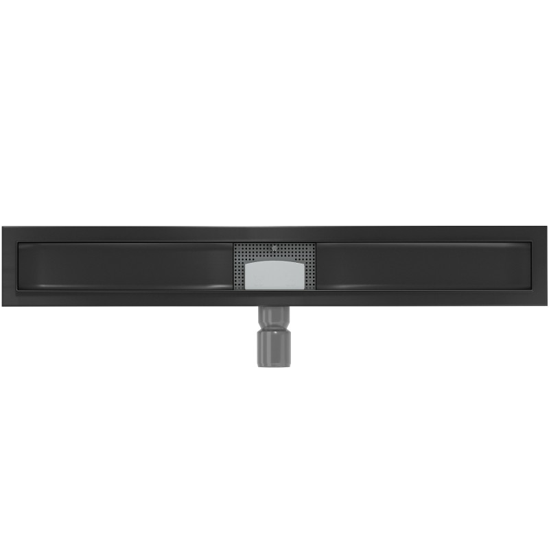 Mexen Flat korpuss lineāram notekas garumam 70 cm, melns - 1715070