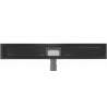 Mexen Flat cuerpo para desagüe lineal de 80 cm, negro - 1715080