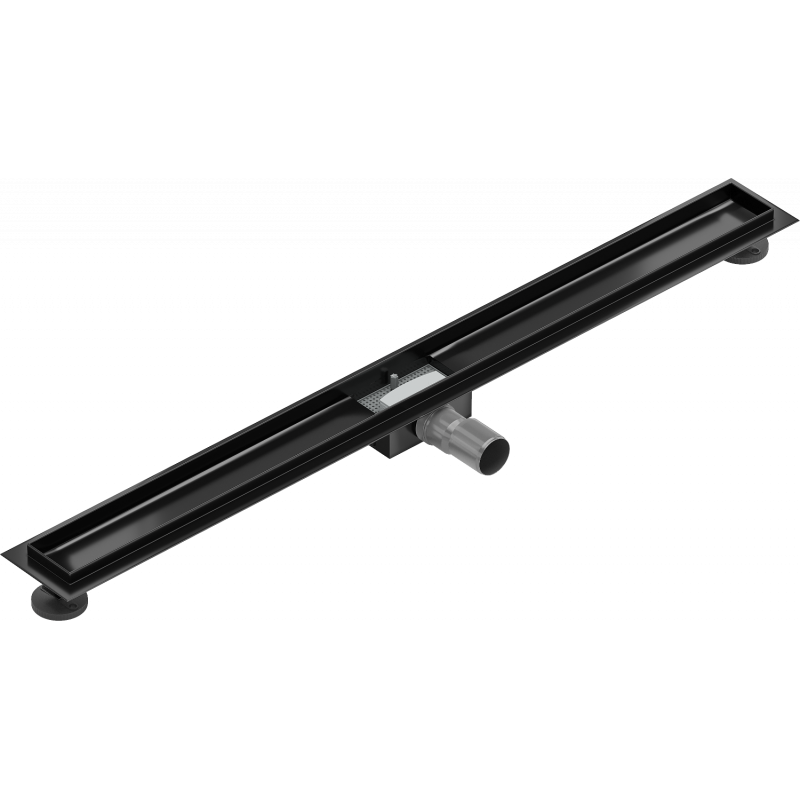 Mexen Flat behuizing voor lijnwaterafvoer 90 cm, zwart - 1715090