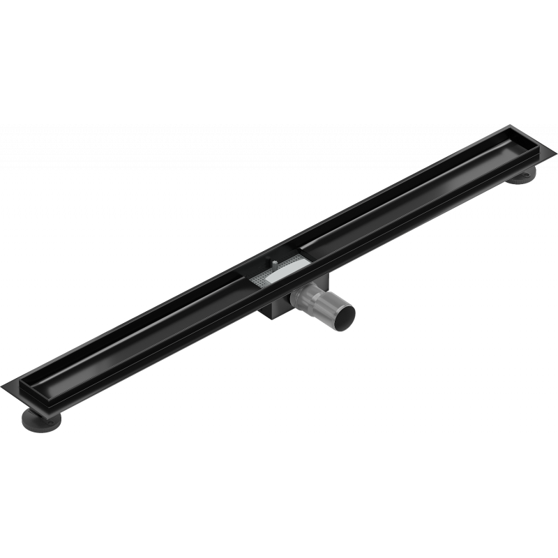 Mexen Flat corpo para ralo linear de 90 cm, preto - 1715090
