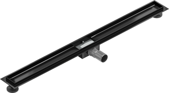 Mexen Flat Gehäuse fir Lineardrain mat enger Längt vu 100 cm, schwaarz - 1715100