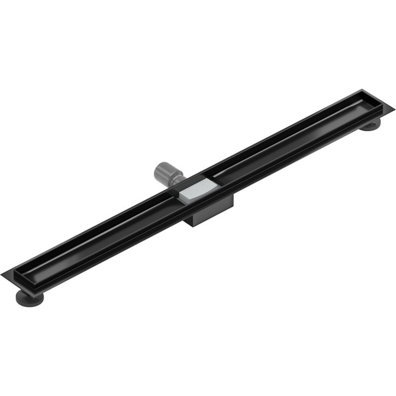 Mexen Flat 100 cm joone äravoolukorpus, must - 1715100