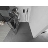 Mexen Kioto+ dušisein riiuliga Walk-in 100 x 200 cm, valge laine, pintseldatud relvahall - 800-100-121-66-97