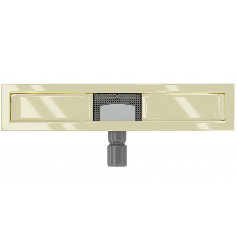 Mexen Flat 50 cm lineaarisen viemärin runko, kultainen - 1515050