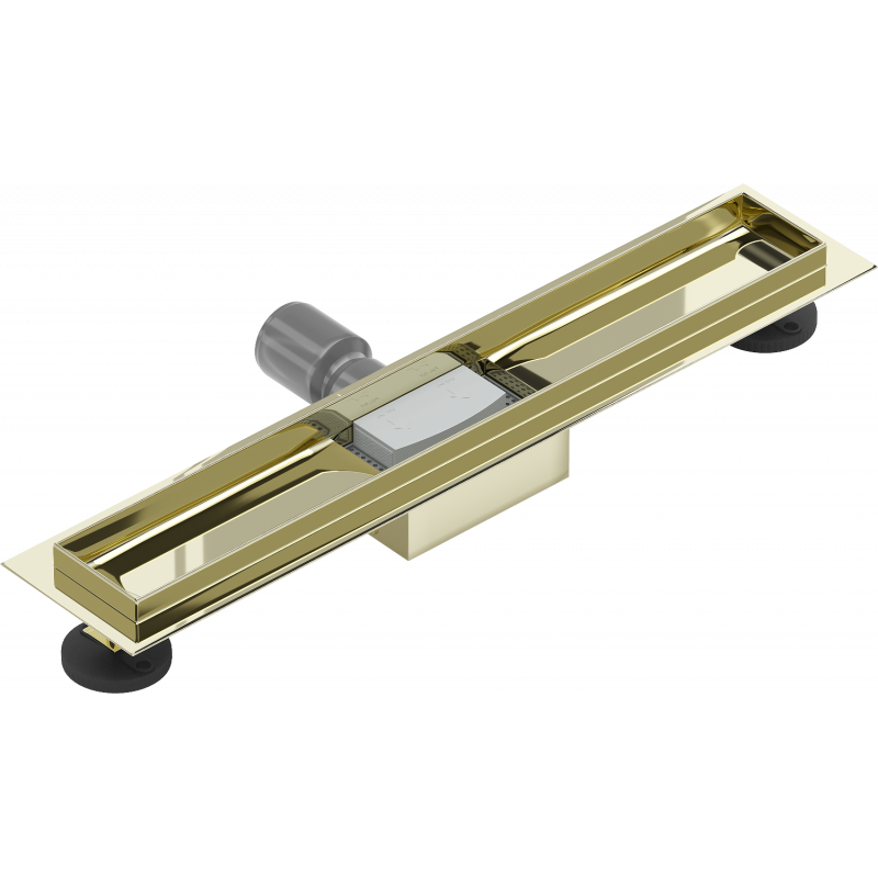 Mexen Flat cuerpo para desagüe lineal 60 cm, dorado - 1515060