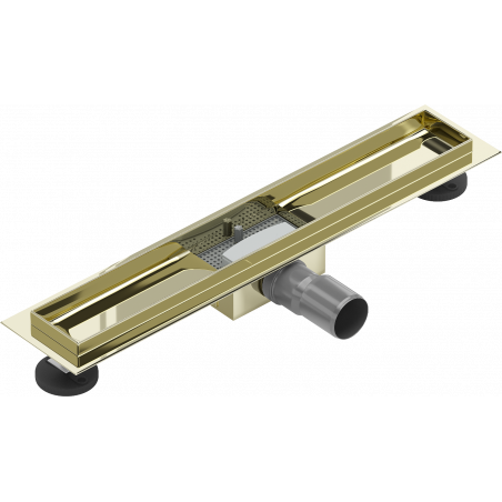 Mexen Flat body for linear drain 60 cm, gold - 1515060